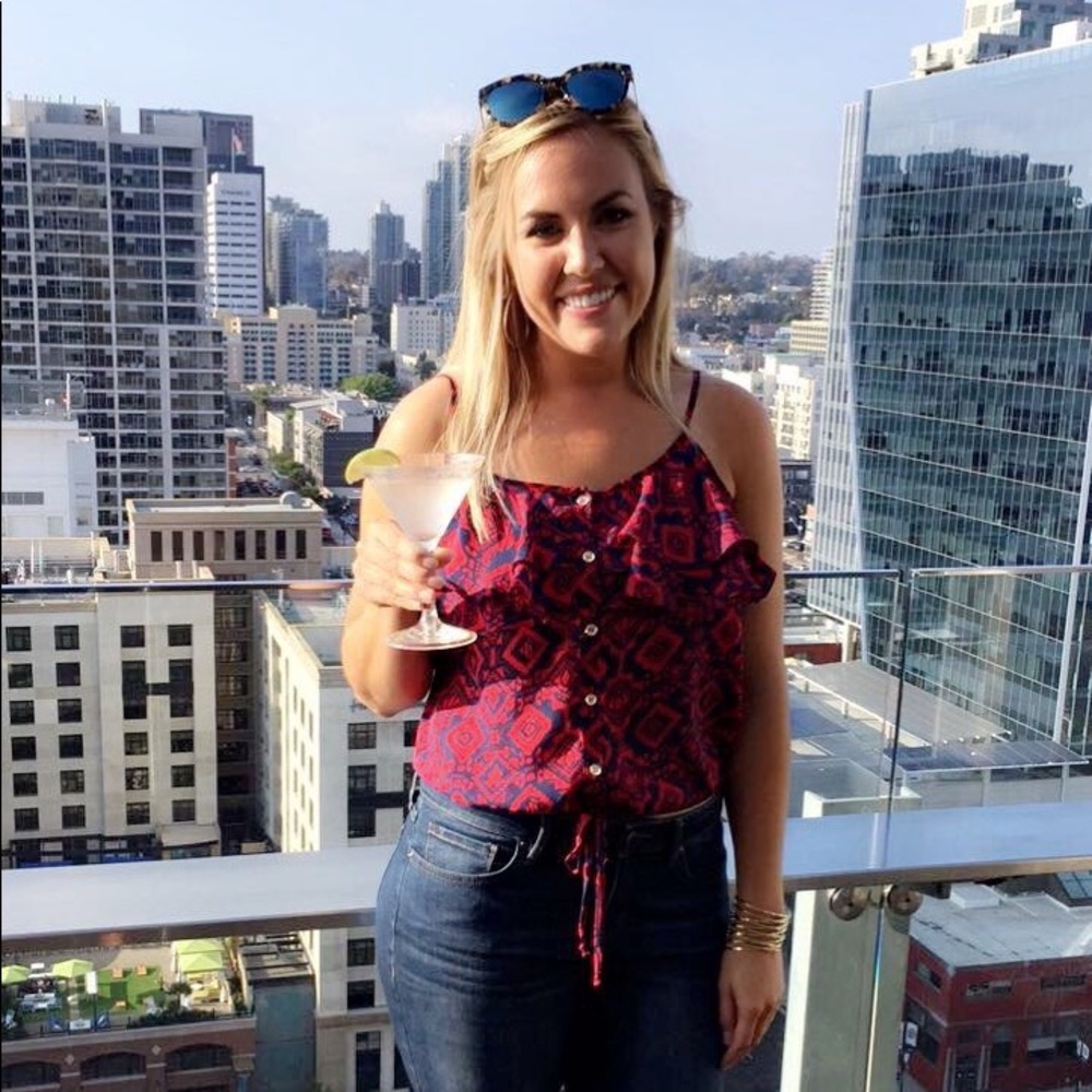 Charlotte Russe Cropped Tank Top